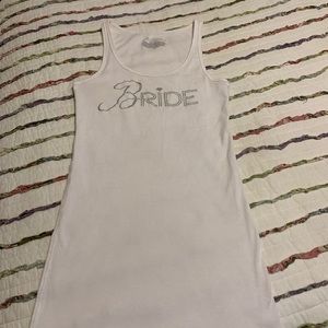 Victoria’s Secret Bride tank.